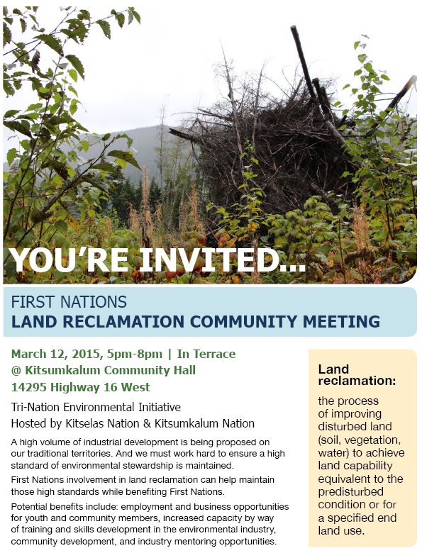 First Nations Land Reclamation Community Meeting