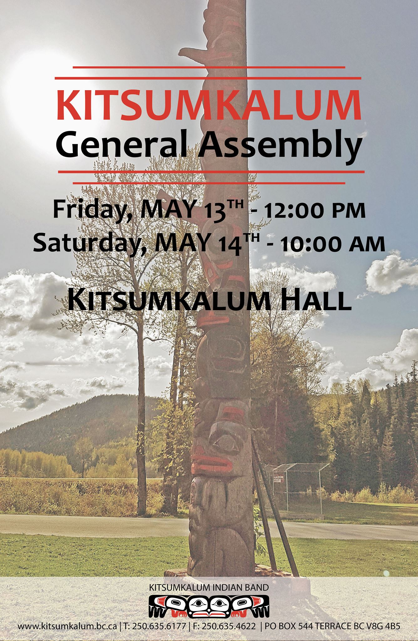 KKB AGA - Kitsumkalum, A Galts’ap (community) Of The Tsimshian Nation