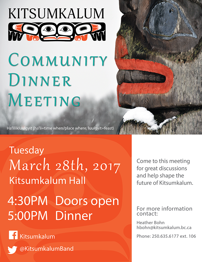 CCP Community Dinner Meeting March 28, 2017