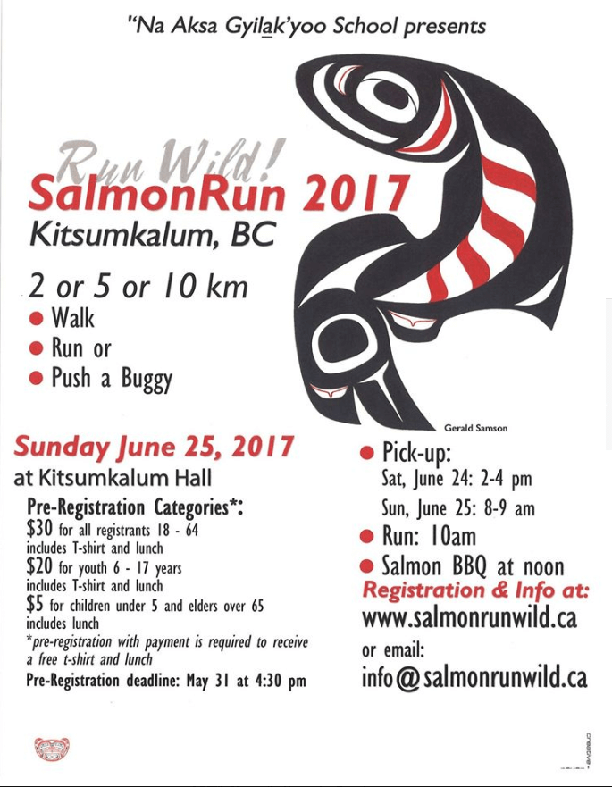 Salmon Run 2017 – Early Registration Closing May 31, 2017