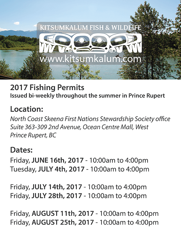 Fish Permit Distribution Prince Rupert July 28, 2017