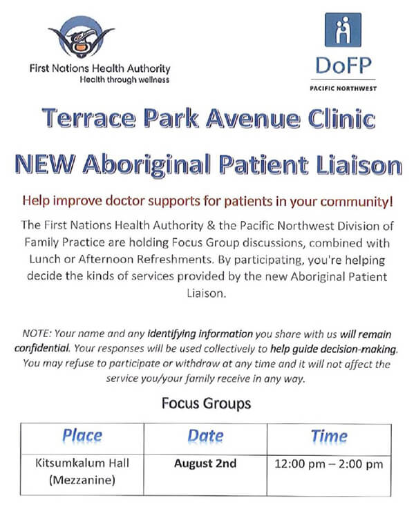 Aboriginal Patient Liaison Focus Group