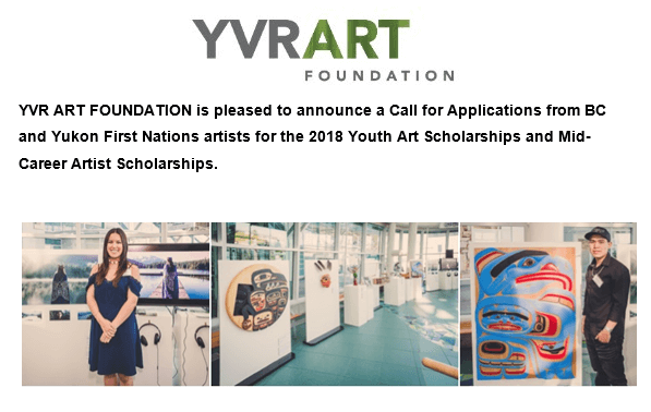Call for Applications – 2018 Art Scholarship Awards