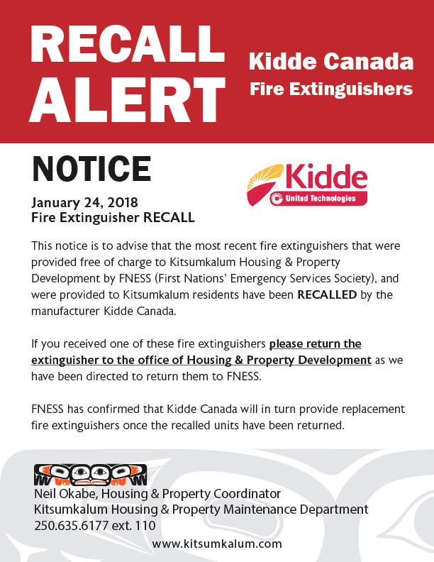 RECALL ALERT – Kidde Fire Extinguishers