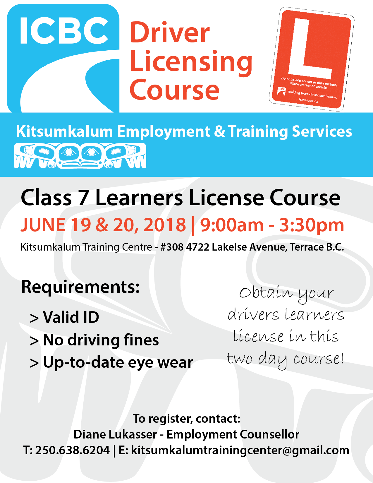 Two Day Driver Licensing Course June 2018