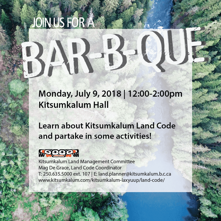 BBQ July 9 – Learn More about Land Code