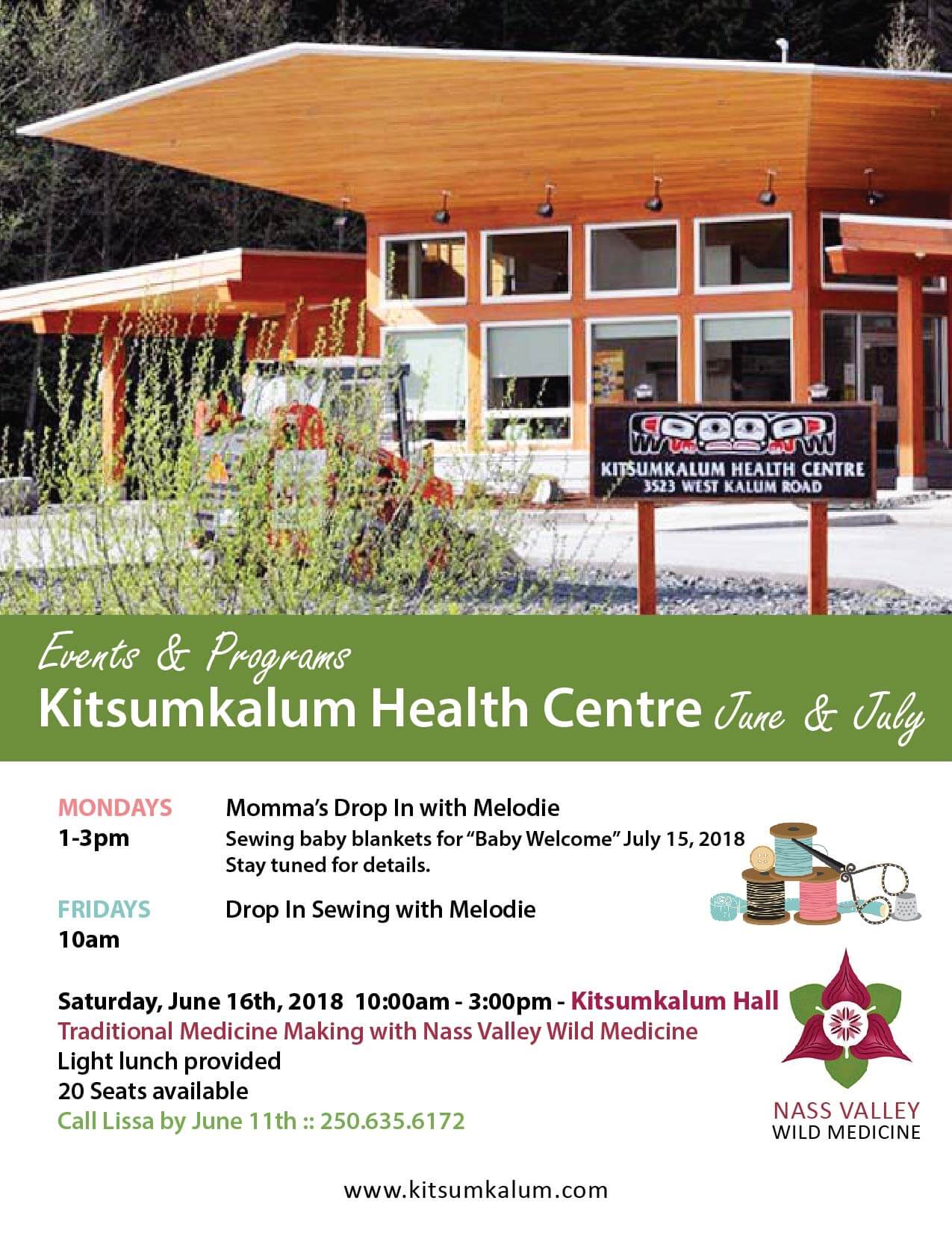 Events and Programs with Kitsumkalum Health