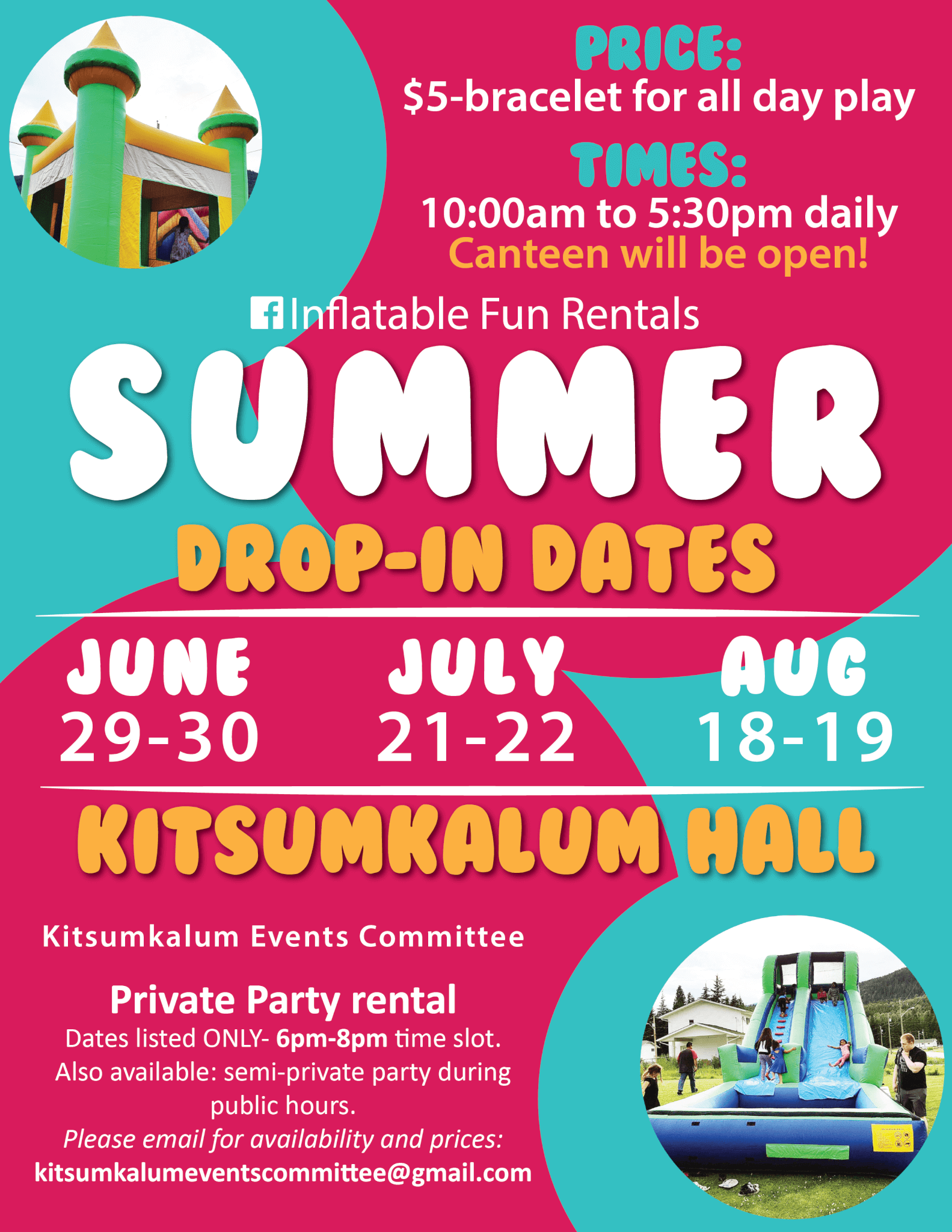 Inflatable Fun August 18th & 19th