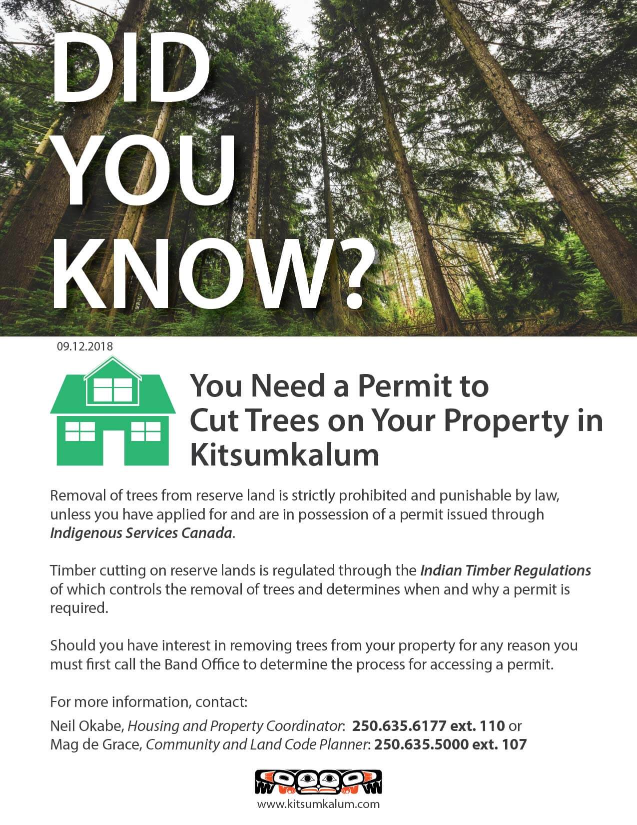 permit-to-cut-trees-Sept2018-01 - Kitsumkalum, a Galts’ap (community