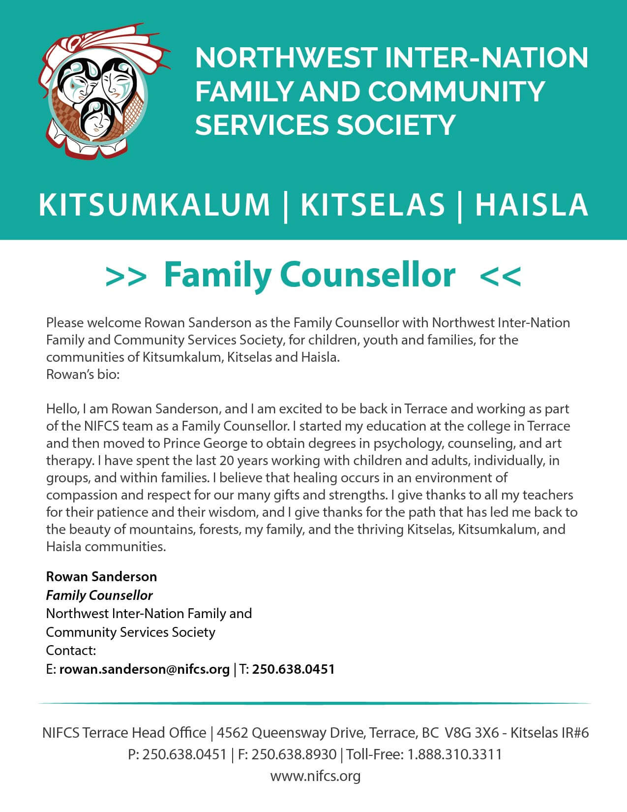 Family Counsellor NIFCS