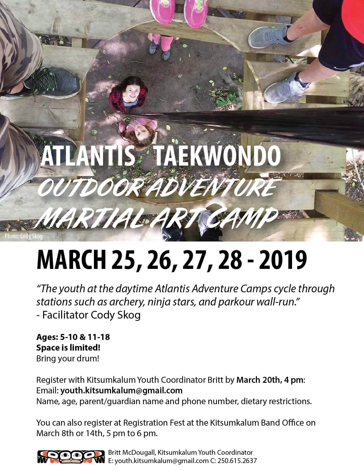 Outdoor Adventure Martial Art Camp March 2019