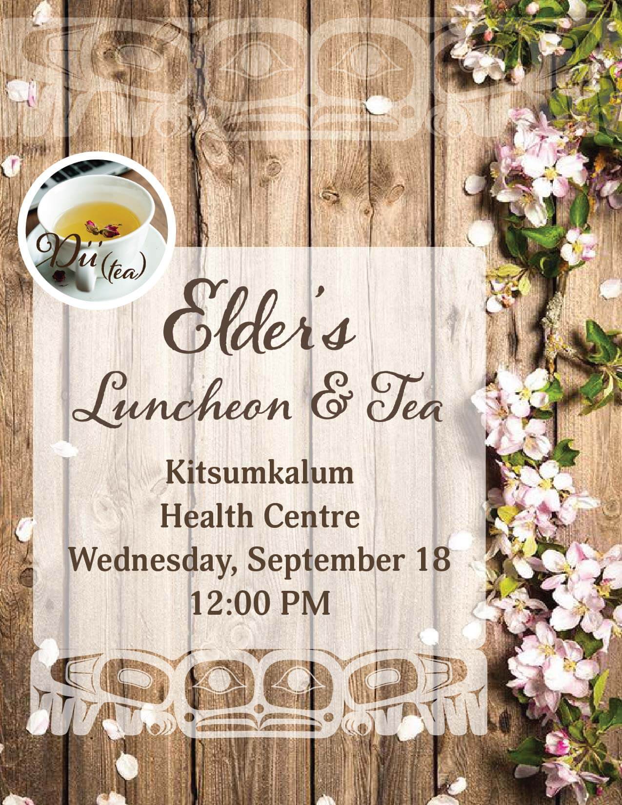 Elders Luncheon and Tea SEPT 18