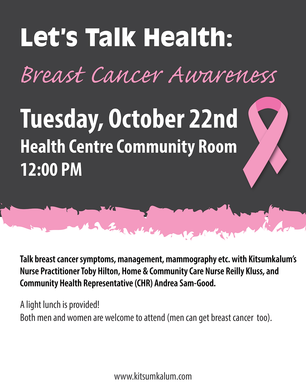 Let’s Talk Health: Breast Cancer Awareness OCT 22