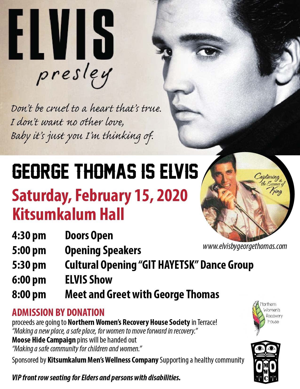 ELVIS Tribute Show by George Thomas FEB 15