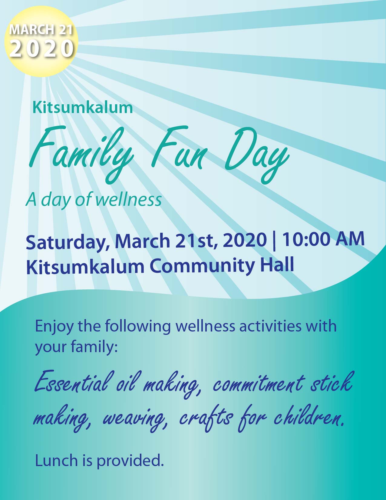 POSTPONED Family Fun Day MARCH 21