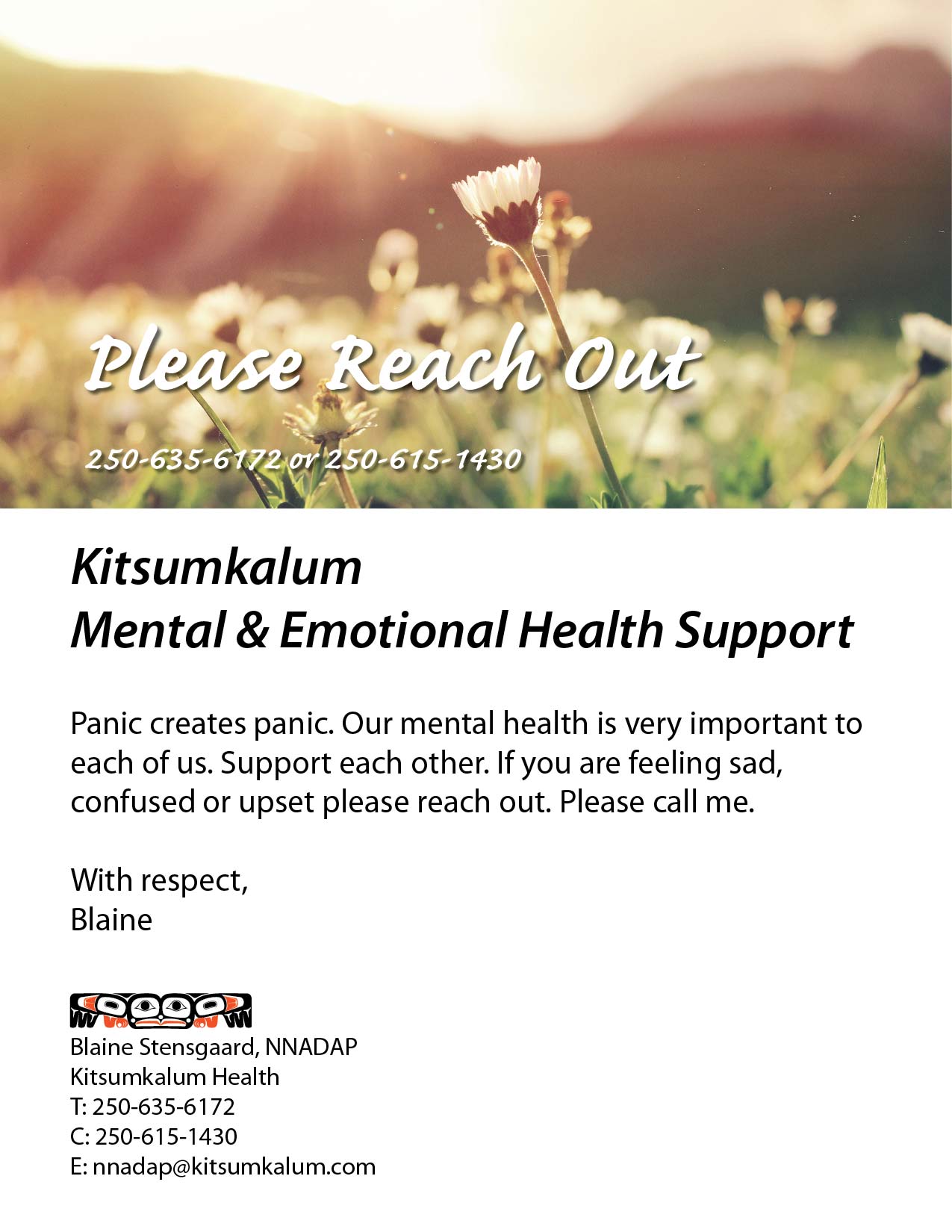 Kitsumkalum Mental and Emotional Support