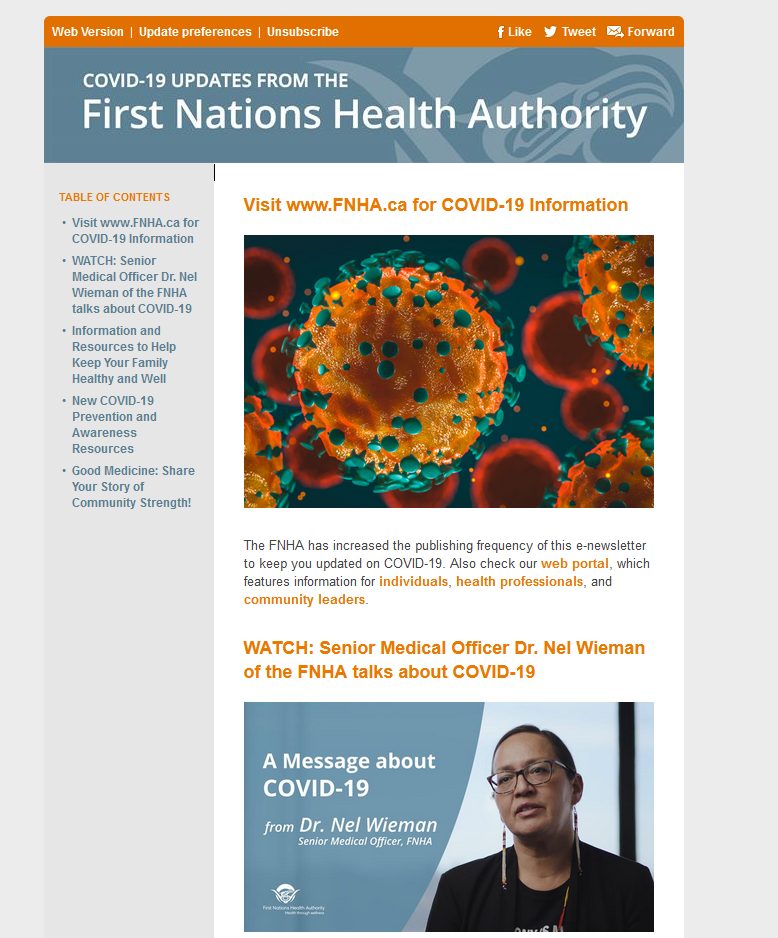 First Nations Health Authority Information