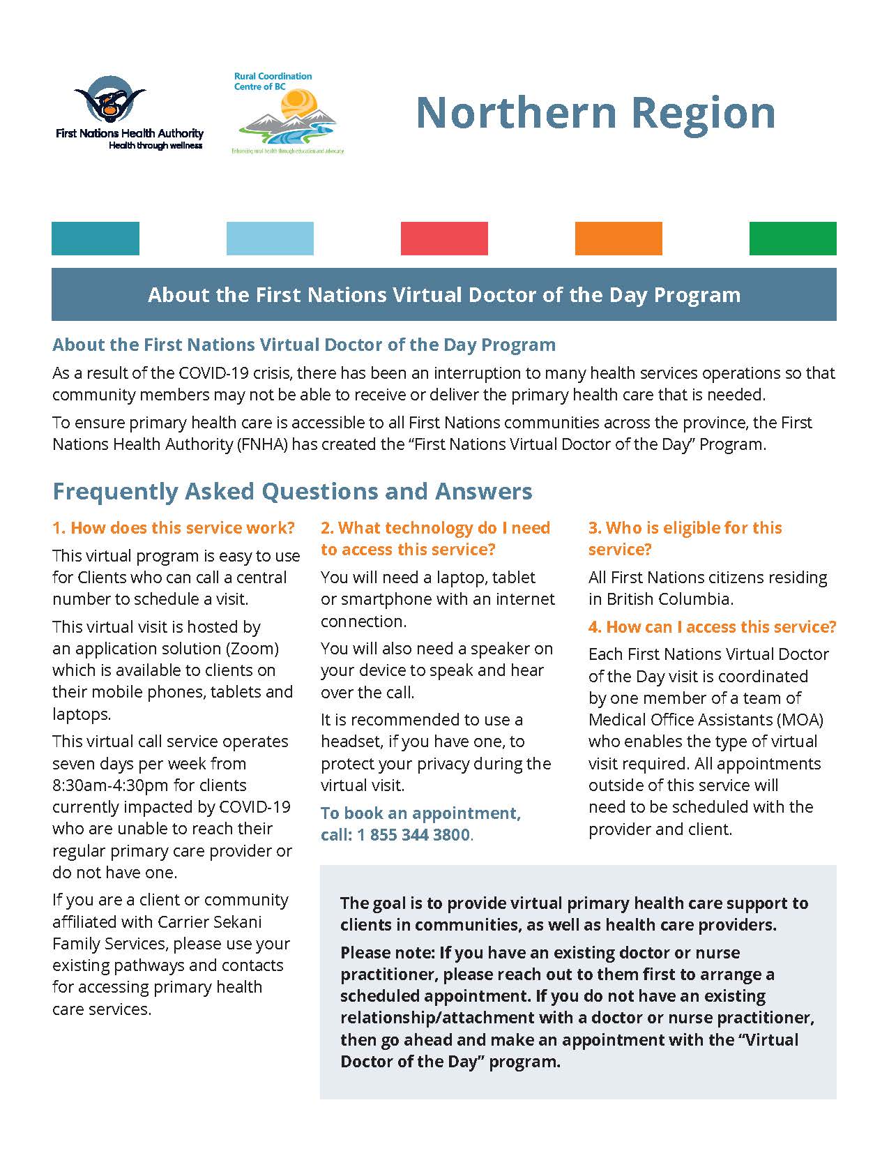 First Nations Virtual Doctor of the Day Program