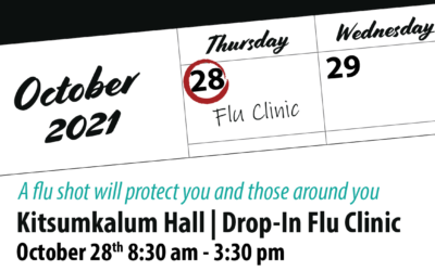 Drop-In Flu Clinic at Kitsumkalum Hall OCT 28