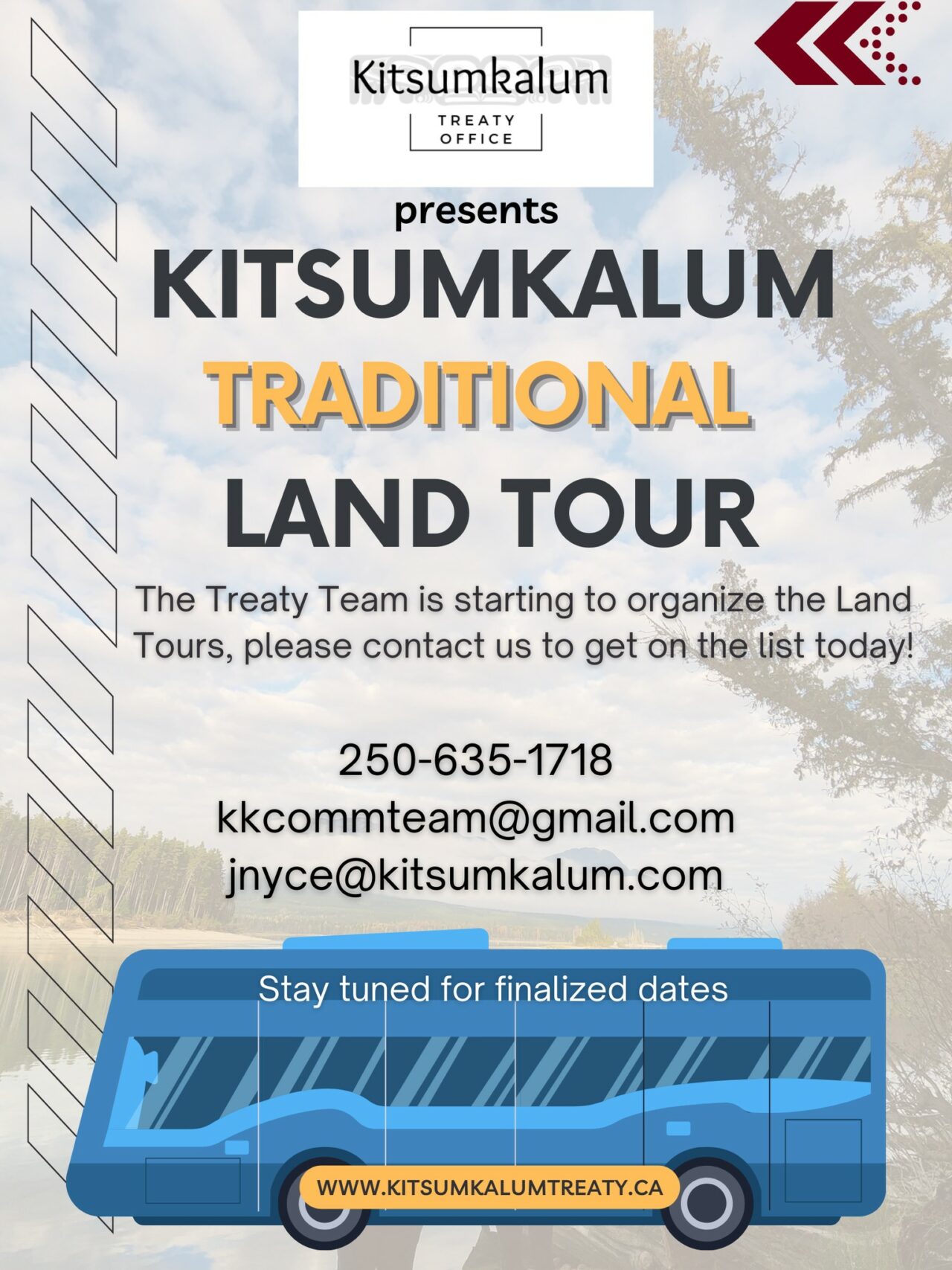 Kitsumkalum Treaty Office: Traditional Land Tour