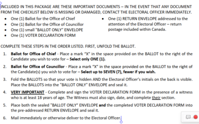 Notice of 2025 Election: Voter Help